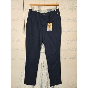 Chubbies Mens Navy Blue The Armadas Original Stretch Twill Pants Small